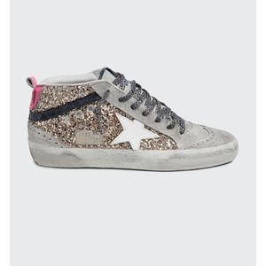 Glitter Golden Goose size 38 worn 1-2 times.